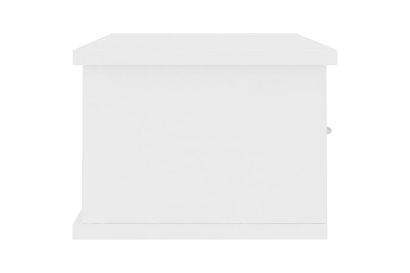 Veggskuff hvit 60x26x18,5 cm sponplate - Hvit - Vegghengt oppbevaring