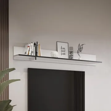 Vegghylle Cross - Hvit - Oppbevaring - Oppbevaring til småting - Vegghengt oppbevaring