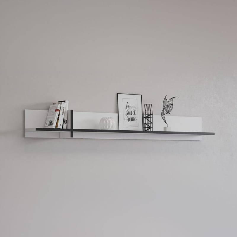 Vegghylle Cross - Hvit - Oppbevaring - Oppbevaring til småting - Vegghengt oppbevaring