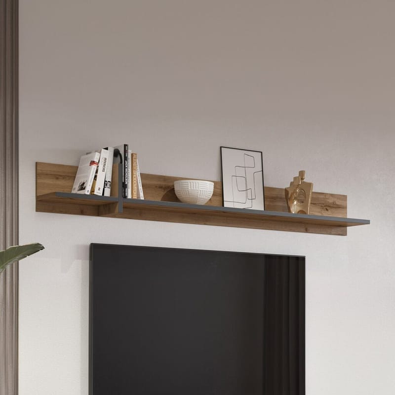 Vegghylle Cross - Wotan eik - Oppbevaring - Oppbevaring til småting - Vegghengt oppbevaring