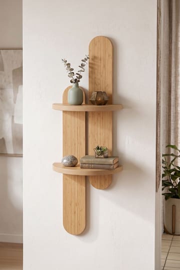 Vegghylle Homitis Armona Wall IV (26 x 80 x 13 cm) Eik - Oppbevaring - Oppbevaring til småting - Vegghengt oppbevaring