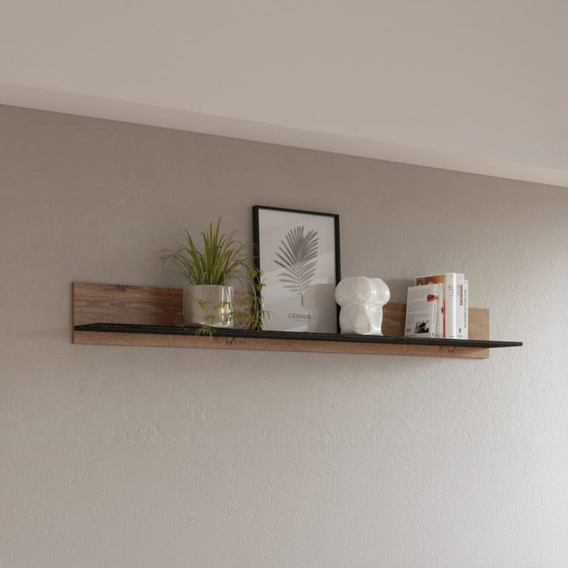 Vegghylle Larona - Lefkas eik - Oppbevaring - Oppbevaring til småting - Vegghengt oppbevaring