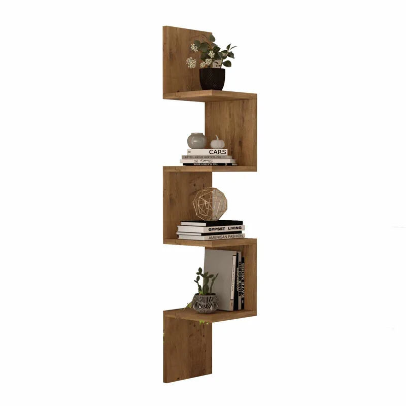 Vegghylle Skye Decor Lyra (22 x 117,2 x 22 cm) Atlantisk furu, Atlantic Pine