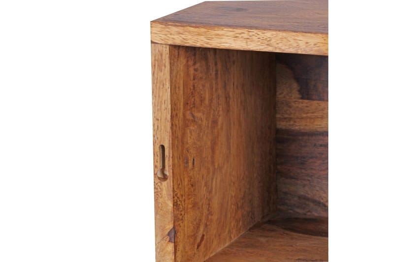 Vegghylle Wohnling Sett med 4 vegghylle i heltre kubeoptikk, veggmontert, moderne - Oppbevaring - Oppbevaring til småting - Vegghengt oppbevaring