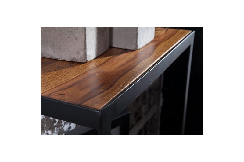 Vegghylle Wohnling Puri heltre metallramme veggmontert industriell - Oppbevaring - Oppbevaring til småting - Vegghengt oppbevaring