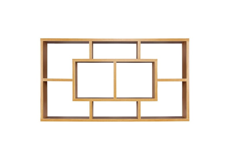 Vegghylle Wohnling PAOLA melaminbelagt MDF, oppbevaringshylle, veggmontert, moderne stil Bøk - Bøk - Oppbevaring - Oppbevaring til småting - Vegghengt oppbevaring