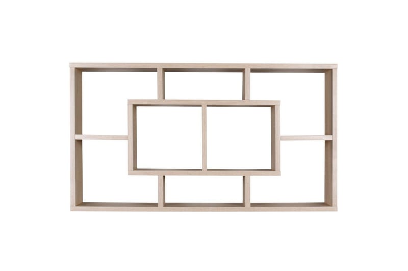 Vegghylle Wohnling PAOLA melaminbelagt MDF, oppbevaringshylle, veggmontert, moderne stil Sonoma - Sonoma - Oppbevaring - Oppbevaring til småting - Vegghengt oppbevaring