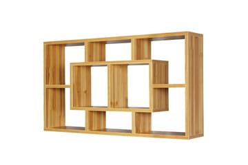 Vegghylle Wohnling PAOLA melaminbelagt MDF, oppbevaringshylle, veggmontert, moderne stil Bøk - Bøk - Oppbevaring - Oppbevaring til småting - Vegghengt oppbevaring