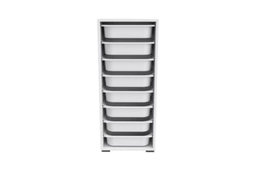 Versa Oppbevaringsbokser 45,5 cm - Hvit - Oppbevaring - Oppbevaring til småting - Oppbevaringskasse