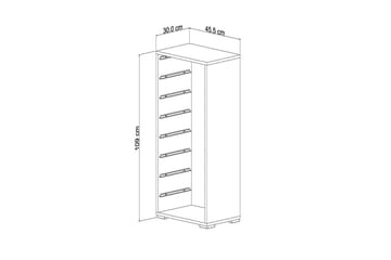 Versa Oppbevaringsbokser 45,5 cm - Hvit - Oppbevaring - Oppbevaring til småting - Oppbevaringskasse