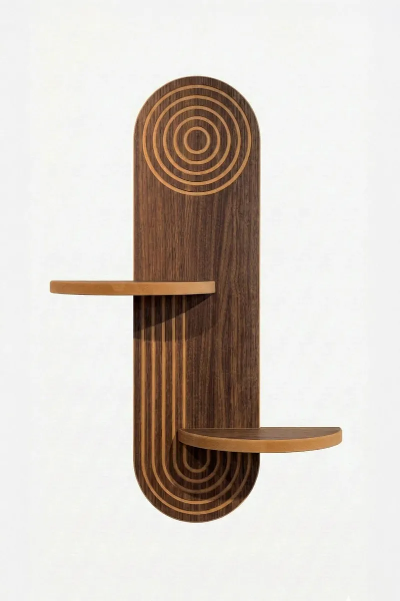 Virlin Vegghylle 26x35x13 cm, Wenge