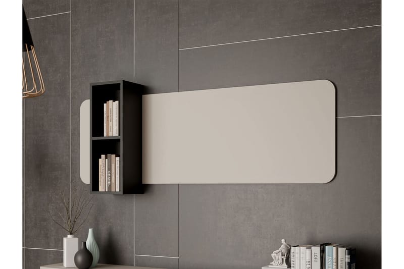 Zalricus Vägghylla 160 cm - Beige - Oppbevaring - Oppbevaring til småting - Vegghengt oppbevaring