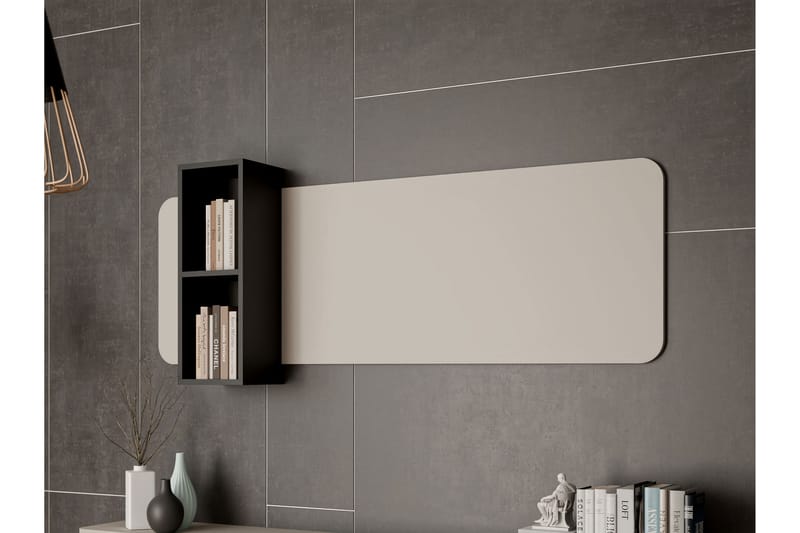 Zalricus Vägghylla 160 cm - Beige - Oppbevaring - Oppbevaring til småting - Vegghengt oppbevaring