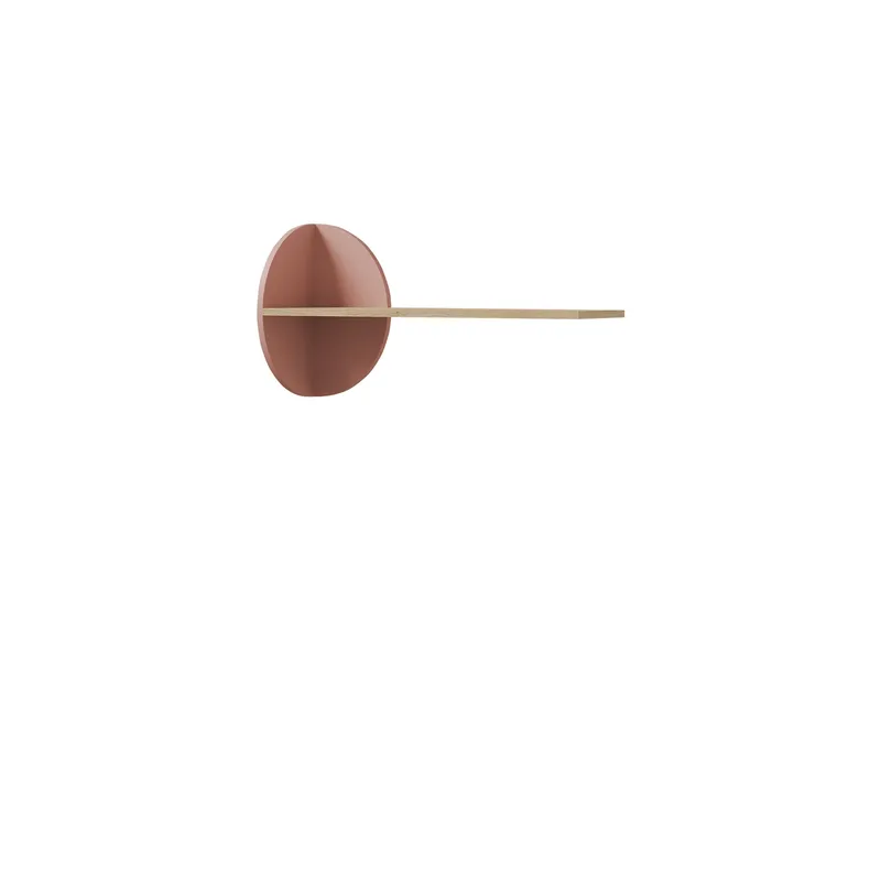 Zarek Vegghylle 81 cm - brun og rosa - Oppbevaring - Oppbevaring til småting - Vegghengt oppbevaring