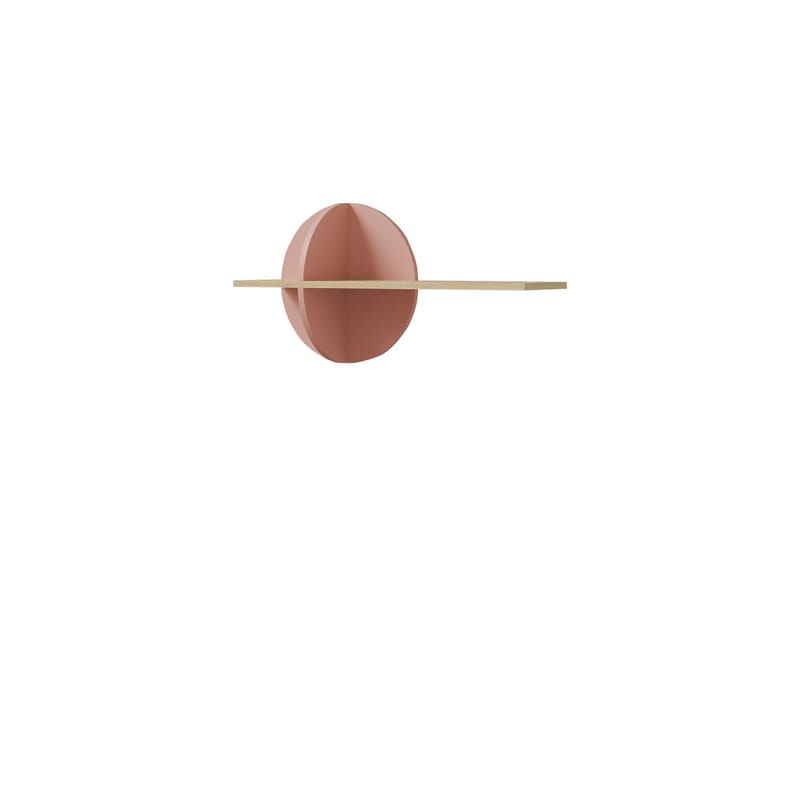 Zarek Vegghylle 82 cm - brun og rosa - Oppbevaring - Oppbevaring til småting - Vegghengt oppbevaring