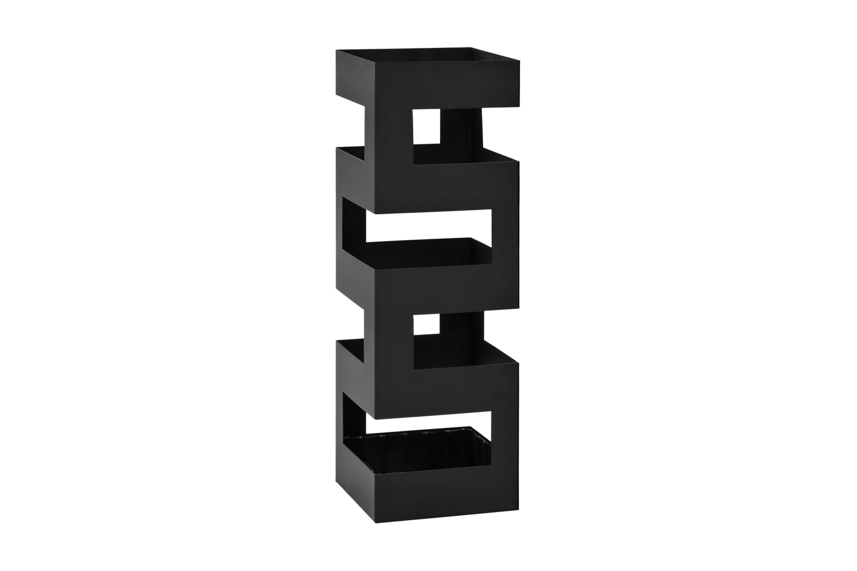 Be Basic Paraplystativ Tetris stål svart - Svart
