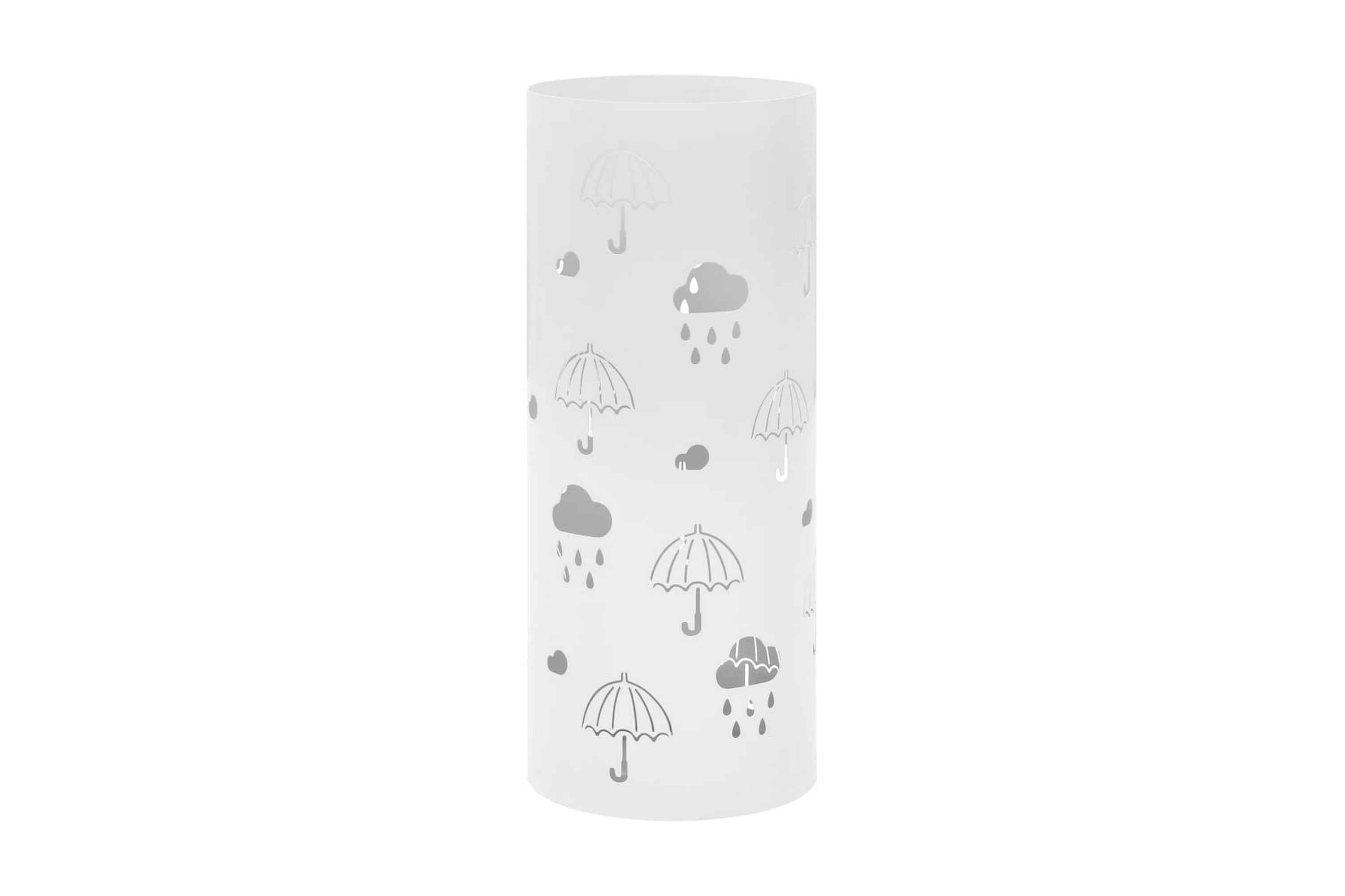 Be Basic Paraplystativ paraplyer stål hvit - Hvit