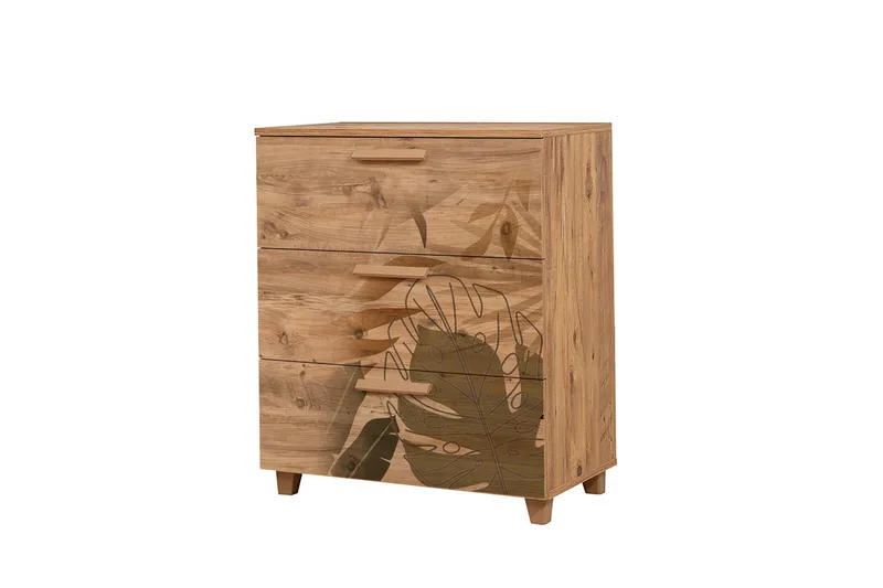 Leva Kommode 80x95 cm Brun - Hanah Home - Oppbevaring - Oppbevaringsmøbler - Kommode - Entrekommode