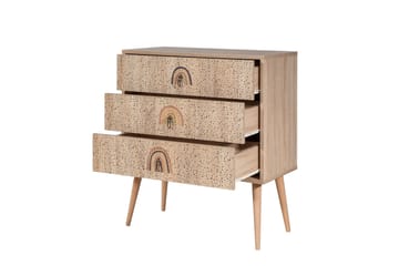 Bertoaria Kommode 80x89 cm Brun - Hanah Home - Oppbevaring - Oppbevaringsmøbler - Kommode - Entrekommode