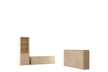 Agawal Møbelsett for Stue - Brun - Oppbevaring - Oppbevaringsmøbler - Møbelsett til stue