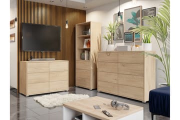 Agawal Møbelsett for Stue - Brun - Oppbevaring - Oppbevaringsmøbler - Møbelsett til stue