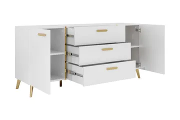 Akihiko Møbelsett Til Stue - Cashmere - Oppbevaring - Oppbevaringsmøbler - Møbelsett til stue