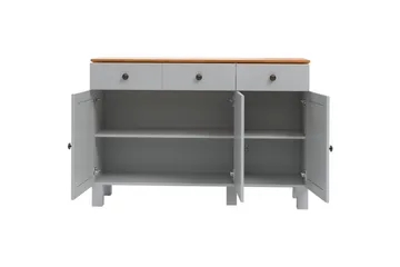 Alby Skjenk 125 cm - Grå - Oppbevaring - Oppbevaringsmøbler - Sideboard & skjenk