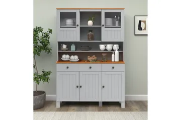 Alby Skjenk 125 cm - Grå - Oppbevaring - Oppbevaringsmøbler - Sideboard & skjenk