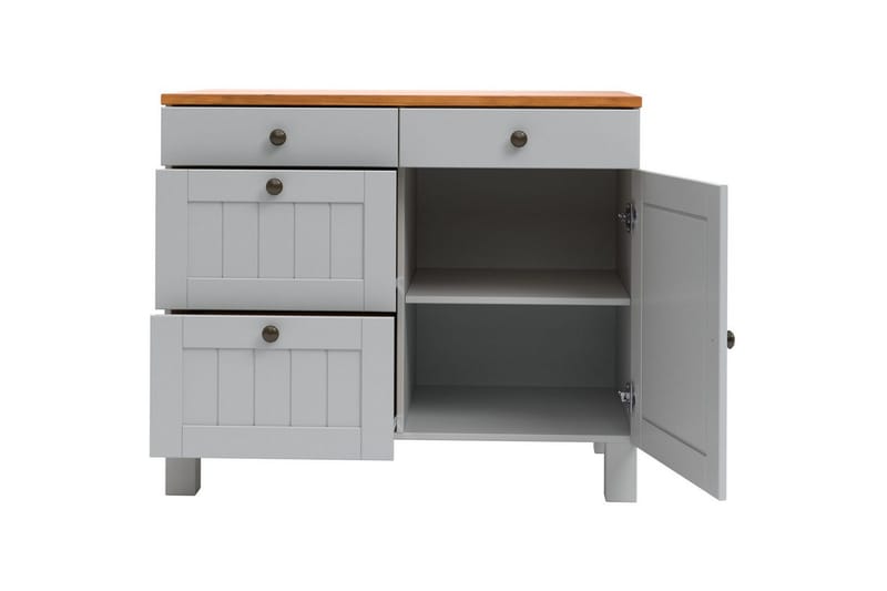 Alby Skjenk 85 cm - Grå - Oppbevaring - Oppbevaringsmøbler - Sideboard & skjenk