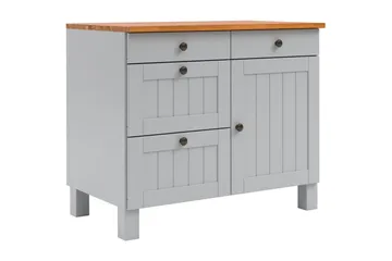 Alby Skjenk 85 cm - Grå - Oppbevaring - Oppbevaringsmøbler - Sideboard & skjenk