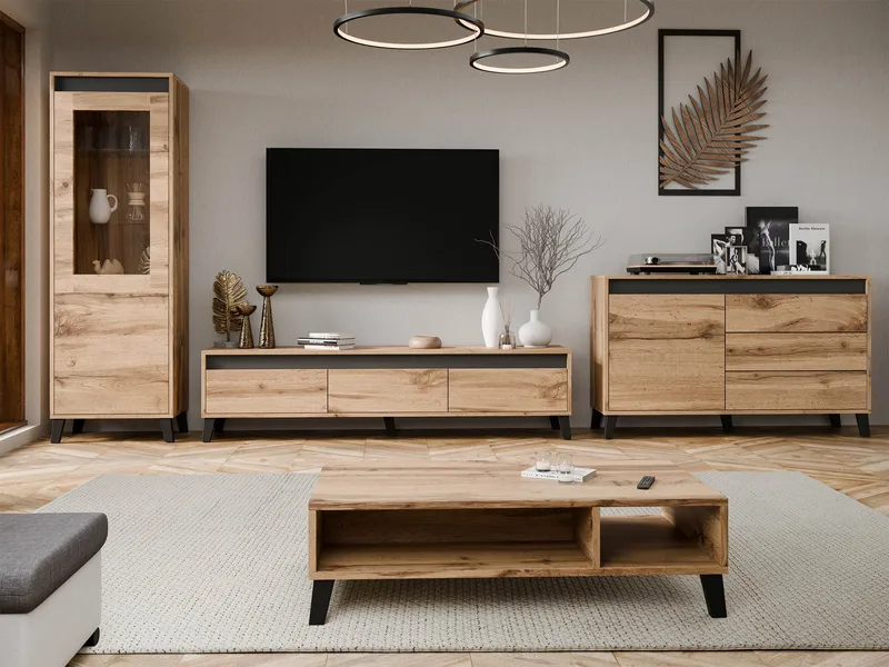 Amshyttan Møbelsett for stue - Brun/Svart - Oppbevaring - Oppbevaringsmøbler - Møbelsett til stue