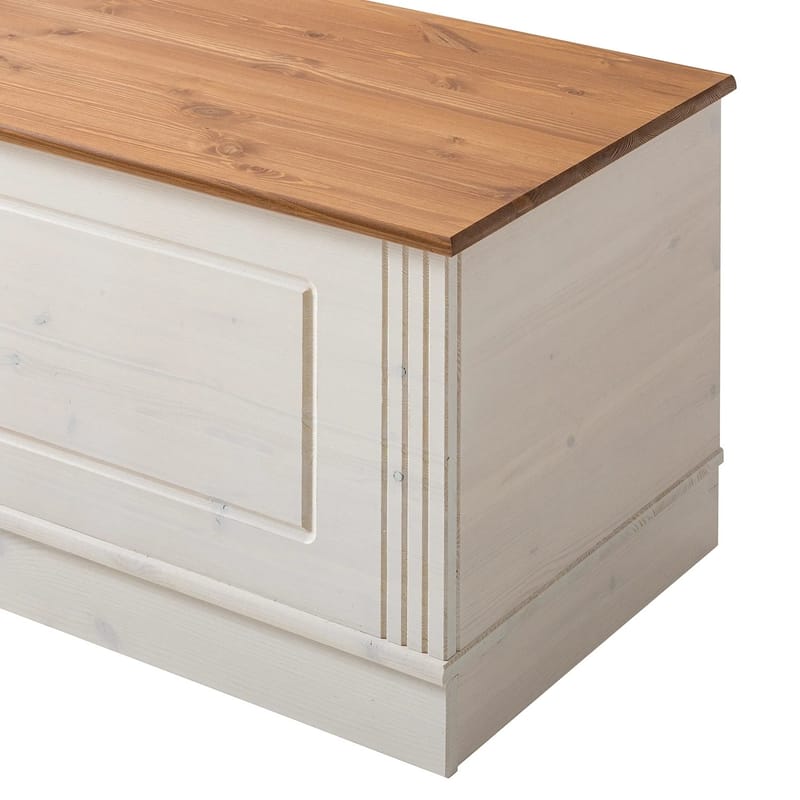 Anita Oppbevaringskiste 80 cm - Hvit/Honning - Oppbevaring - Oppbevaringsmøbler - Oppbevaringskiste & sengekiste