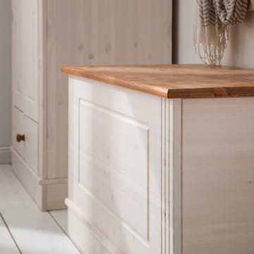 Anita Oppbevaringskiste 80 cm - Hvit/Honning - Oppbevaring - Oppbevaringsmøbler - Oppbevaringskiste & sengekiste
