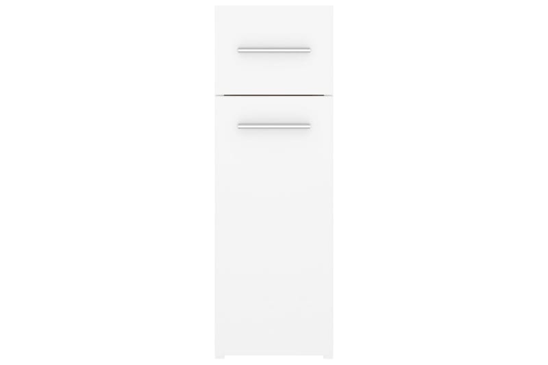 Apotekskap hvit 20x45,5x60 cm sponplater - Hvit - Kjøpmannsdisk