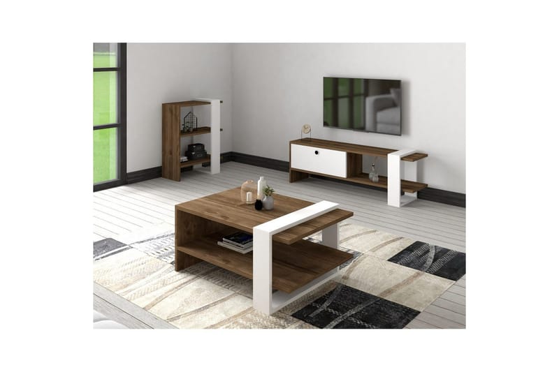 Astren Møbelsett for Stue - Brun - Oppbevaring - Oppbevaringsmøbler - Møbelsett til stue