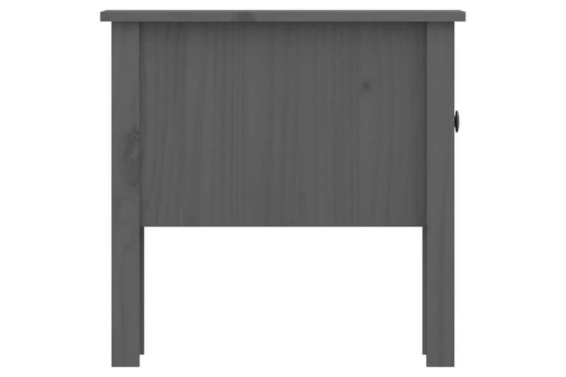 beBasic Sidebord 2 stk grå 50x50x49 cm heltre furu - GrÃ¥ - Sideboard & skjenk