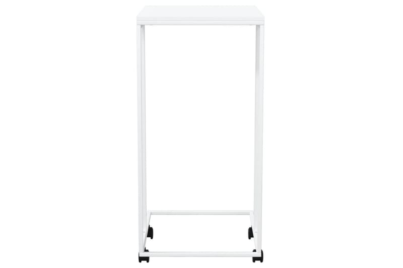 beBasic Sidebord med hjul hvit 40x30x63,5 cm konstruert tre - Hvit - Sideboard & skjenk