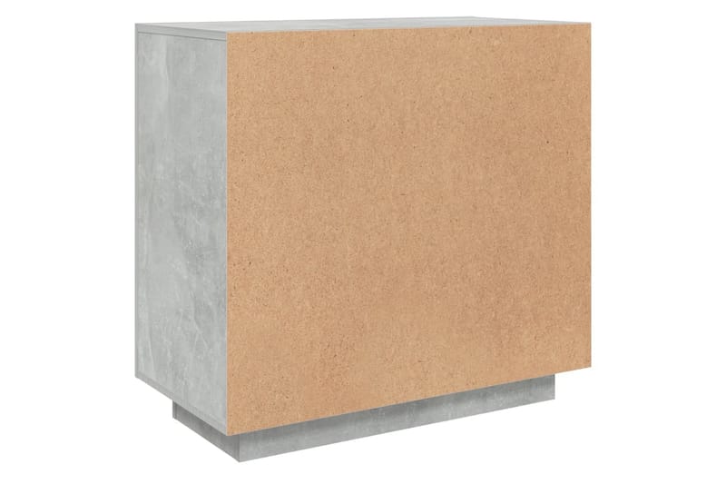 beBasic Skjenk betonggrå 80x40x75 cm konstruert tre - GrÃ¥ - Sideboard & skjenk