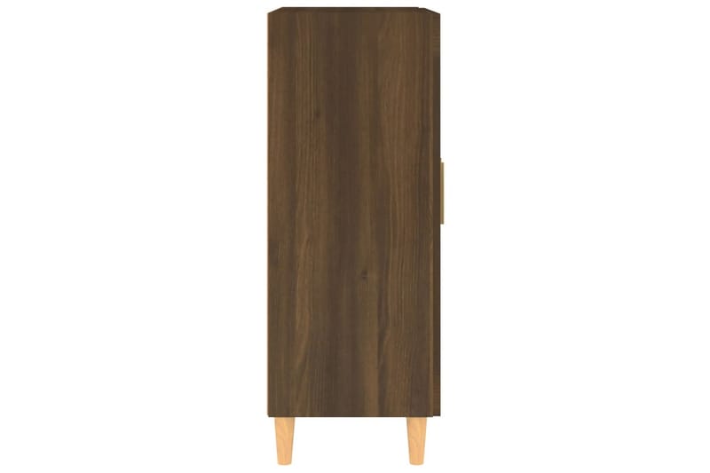 beBasic Skjenk brun eik 69,5x34x90 cm konstruert tre - Brun - Sideboard & skjenk