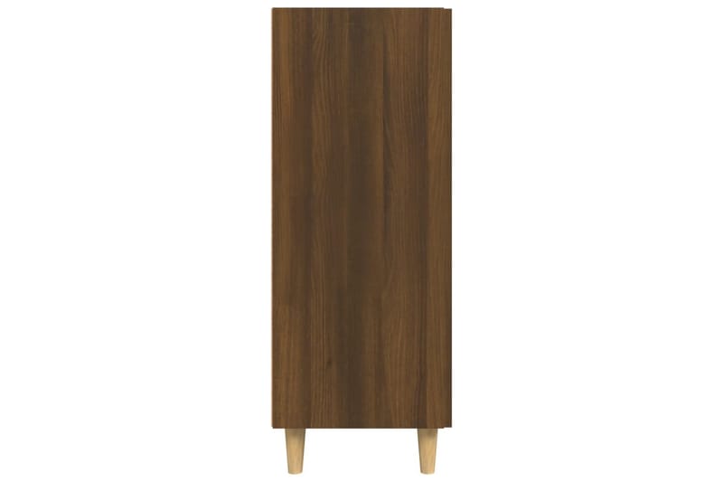 beBasic Skjenk brun eik 69,5x34x90 cm konstruert tre - Brun - Sideboard & skjenk