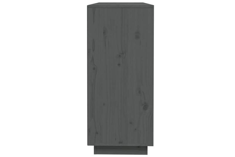beBasic Skjenk grå 110,5x35x80 cm heltre furu - GrÃ¥ - Sideboard & skjenk