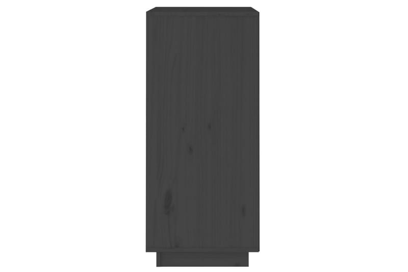 beBasic Skjenk grå 38x35x80 cm heltre furu - GrÃ¥ - Sideboard & skjenk