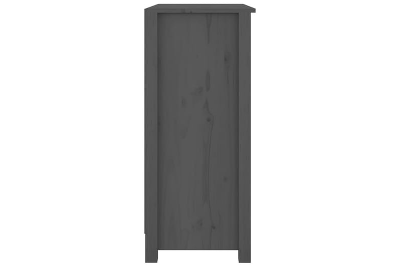 beBasic Skjenk grå 70x35x80 cm heltre furu - GrÃ¥ - Sideboard & skjenk