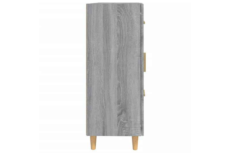 beBasic Skjenk grå sonoma 69,5x34x90 cm konstruert tre - GrÃ¥ - Sideboard & skjenk