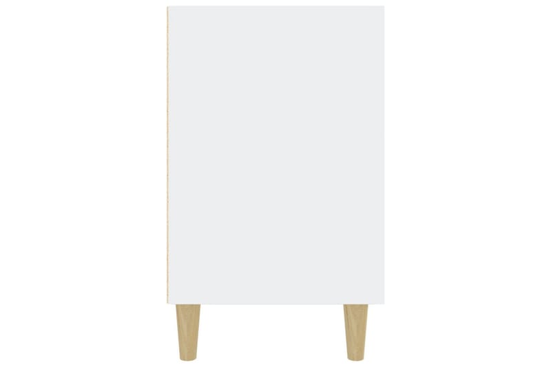 beBasic Skjenk høyglans hvit 100x36x60 cm konstruert tre - Hvit - Sideboard & skjenk
