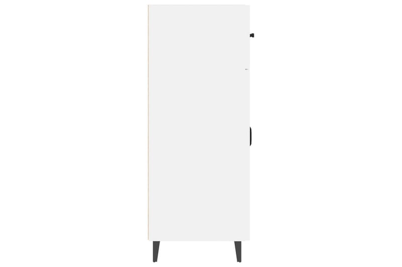 beBasic Skjenk høyglans hvit 69,5x34x90 cm konstruert tre - Hvit - Sideboard & skjenk