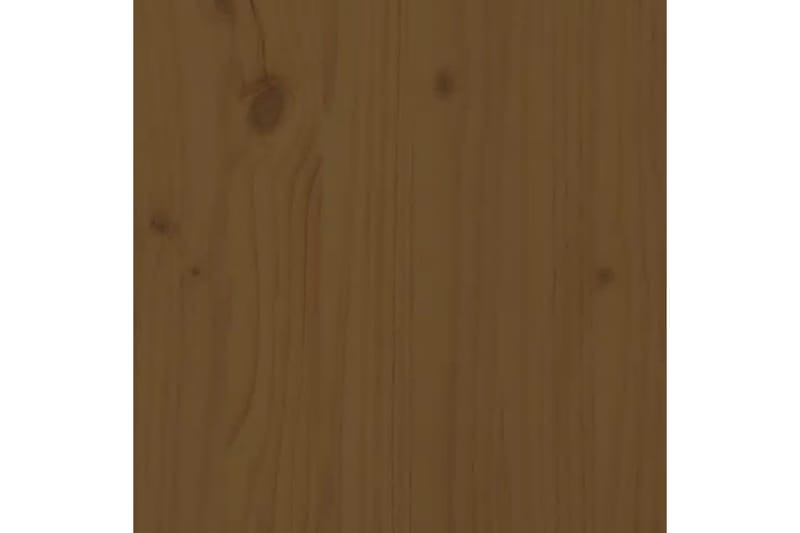 beBasic Skjenk honningbrun 110,5x35x80 heltre furu - Brun - Sideboard & skjenk