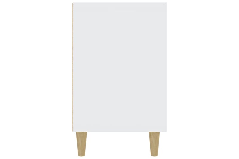 beBasic Skjenk hvit 100x36x60 cm konstruert tre - Hvit - Sideboard & skjenk