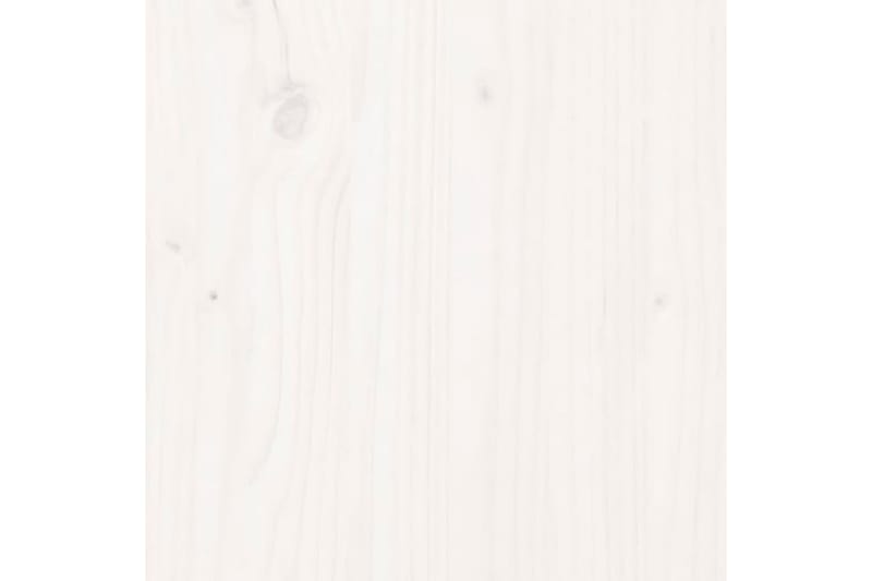 beBasic Skjenk hvit 110,5x35x80 cm heltre furu - Hvit - Sideboard & skjenk