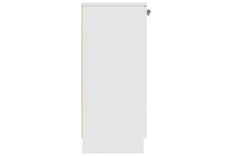 beBasic Skjenk hvit 60x30x70 cm konstruert tre - Hvit - Sideboard & skjenk
